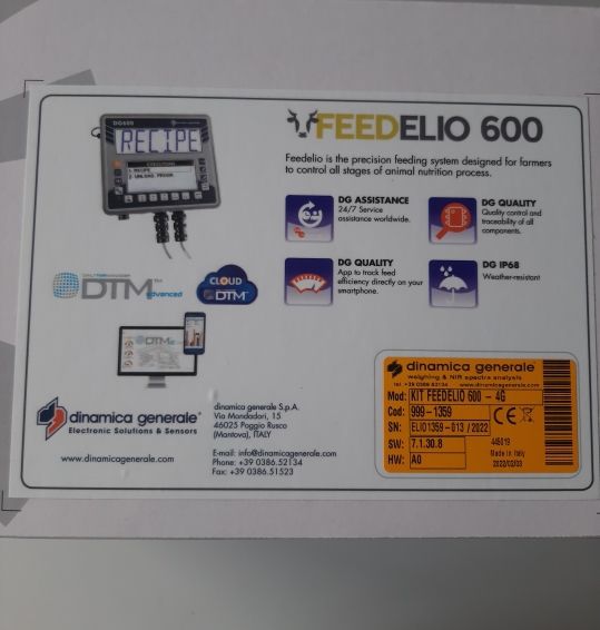 KIT dg precisionFEEDING-FEEDELIO 600 4G EU
